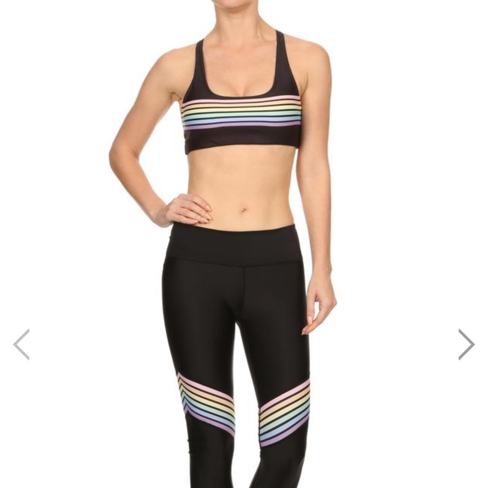 SOLD OUT POPRAGEOUS x POPACTIVE LEGGING & BRA SET